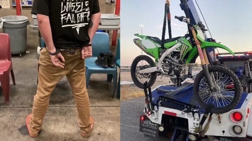 Las Vegas Police Arrest ‘Reckless Rider’ Who Rode Dirt Bike Through Casinos