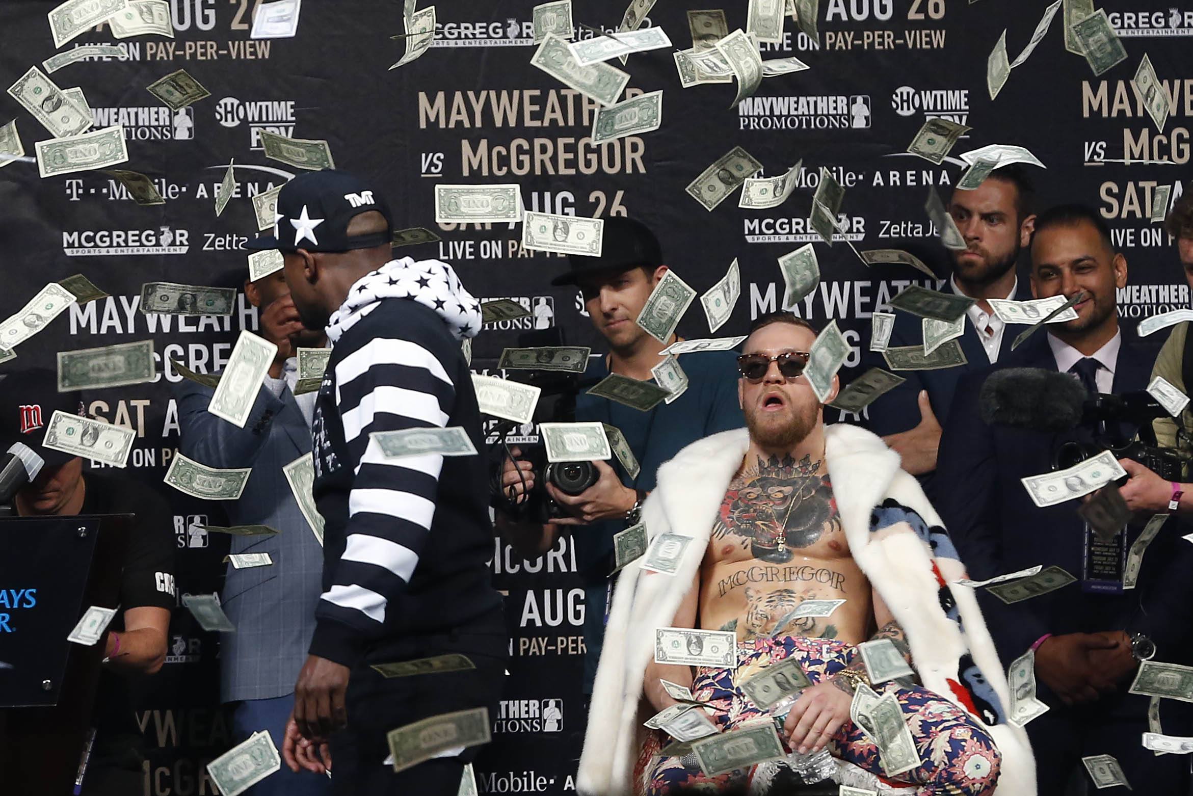 Mayweather vs. McGregor Cross-Sport Prop Bets Offered at Westgate SuperBook