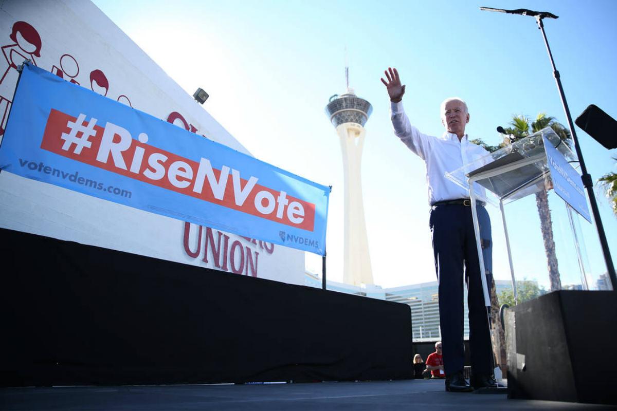 Former VP Joe Biden Urges Station Casinos to Negotiate With Unionized Workers