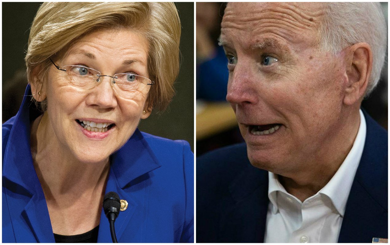 Sen. Elizabeth Warren Democratic Betting Frontrunner for 2020 Ticket, as Former VP Joe Biden Slips