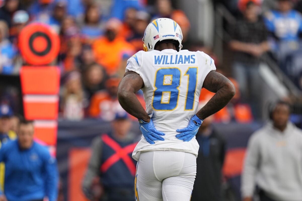 Los Angeles Chargers Receiver Mike Williams to Miss AFC Wild Card Game