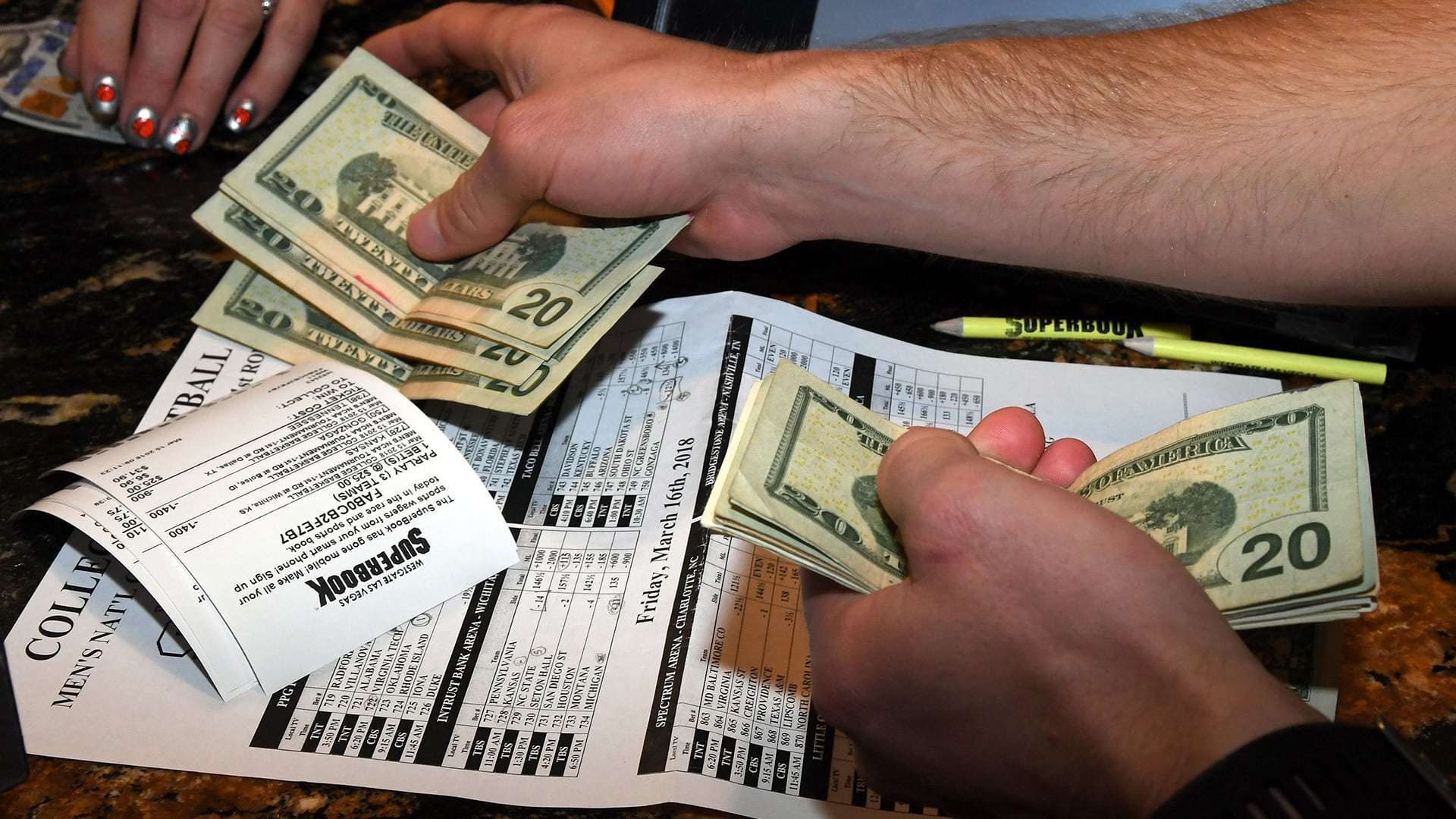 March Madness Sports Betting: Gambler Turns 14 Cents Into $1,345 on Seven-Game Parlay