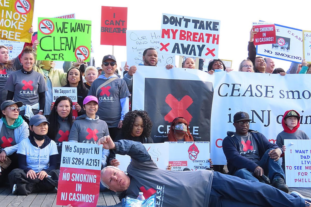 Atlantic City Casino Workers to Protest Smoking at East Coast Gaming Congress