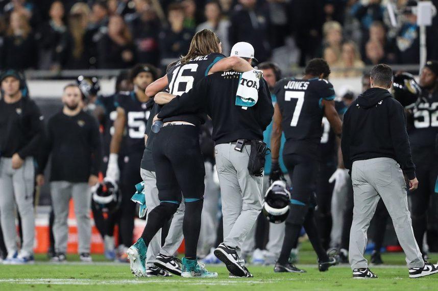 Jacksonville Jaguars Quarterback Trevor Lawrence Exits OT Loss with Injury