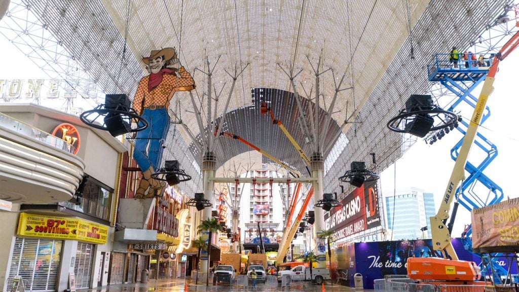 Fremont Street Experience Ready to Unveil Renovated $32M Viva Vision Canopy With Las Vegas New Year’s Eve Show